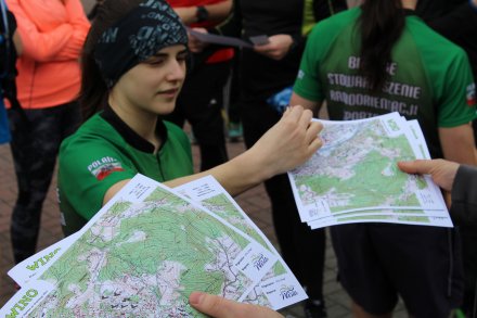 Wydawanie map przed startem kategorii indywidualnej